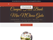 Tablet Screenshot of campusfoodbank.com